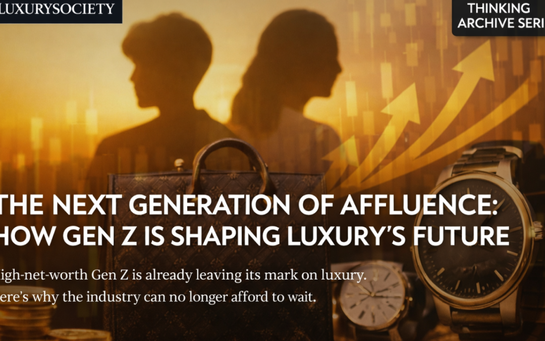 THE HEIRS ARE NOT WAITING: WHY HIGH NET WORTH GEN Z IS ALREADY RESHAPING LUXURY